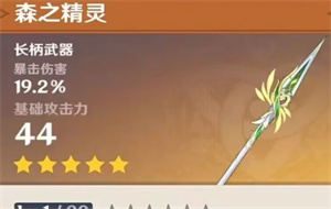 原神森之精灵怎么样