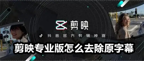 剪映专业版怎么去除原字幕